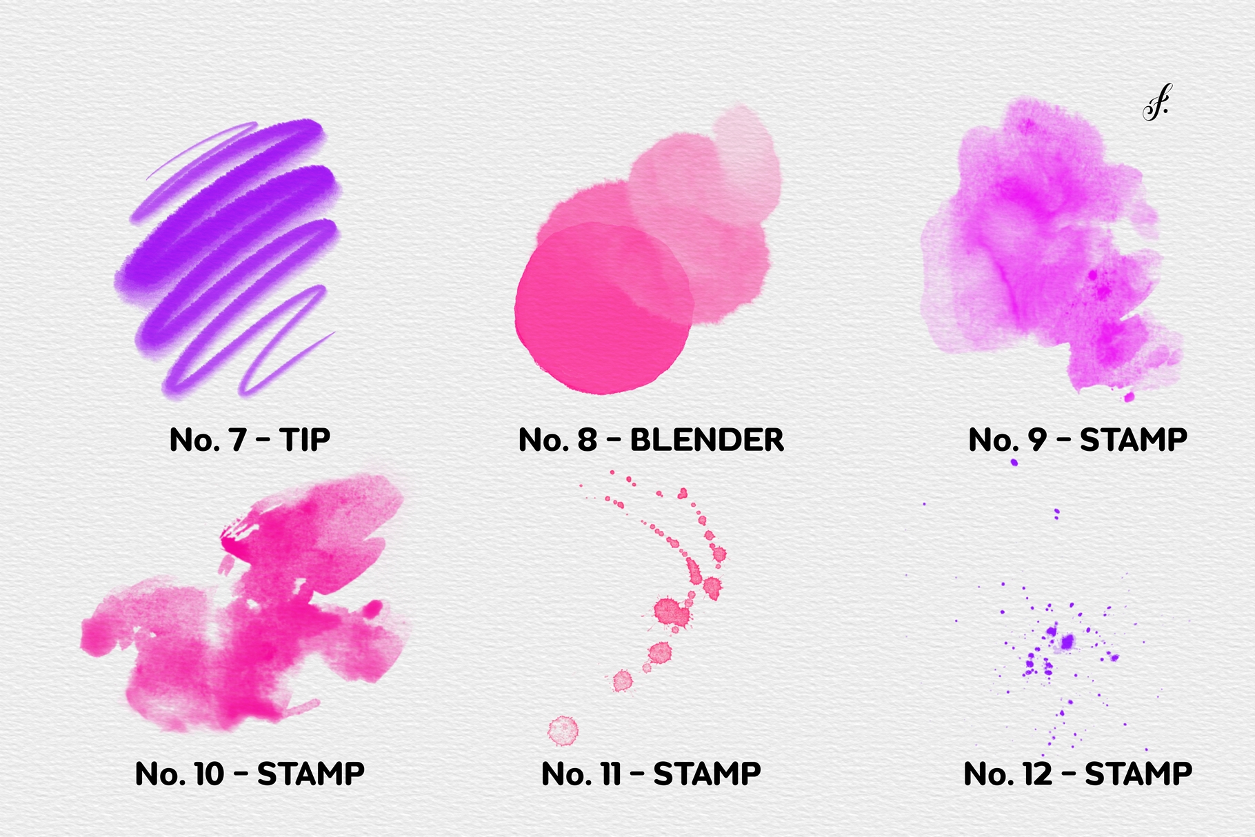 Watercolor Brushes For Procreate 12 Procreate Watercolor Brushes, Addons
